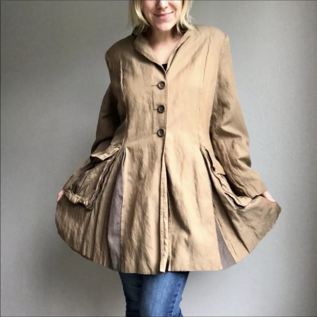 Cabi Medium Treasure Hunter Pea Coat Jacket 840